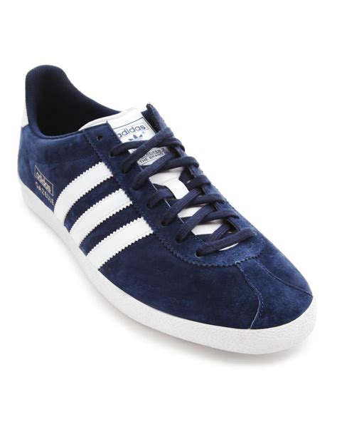 adidas gazelle suede navy blue.